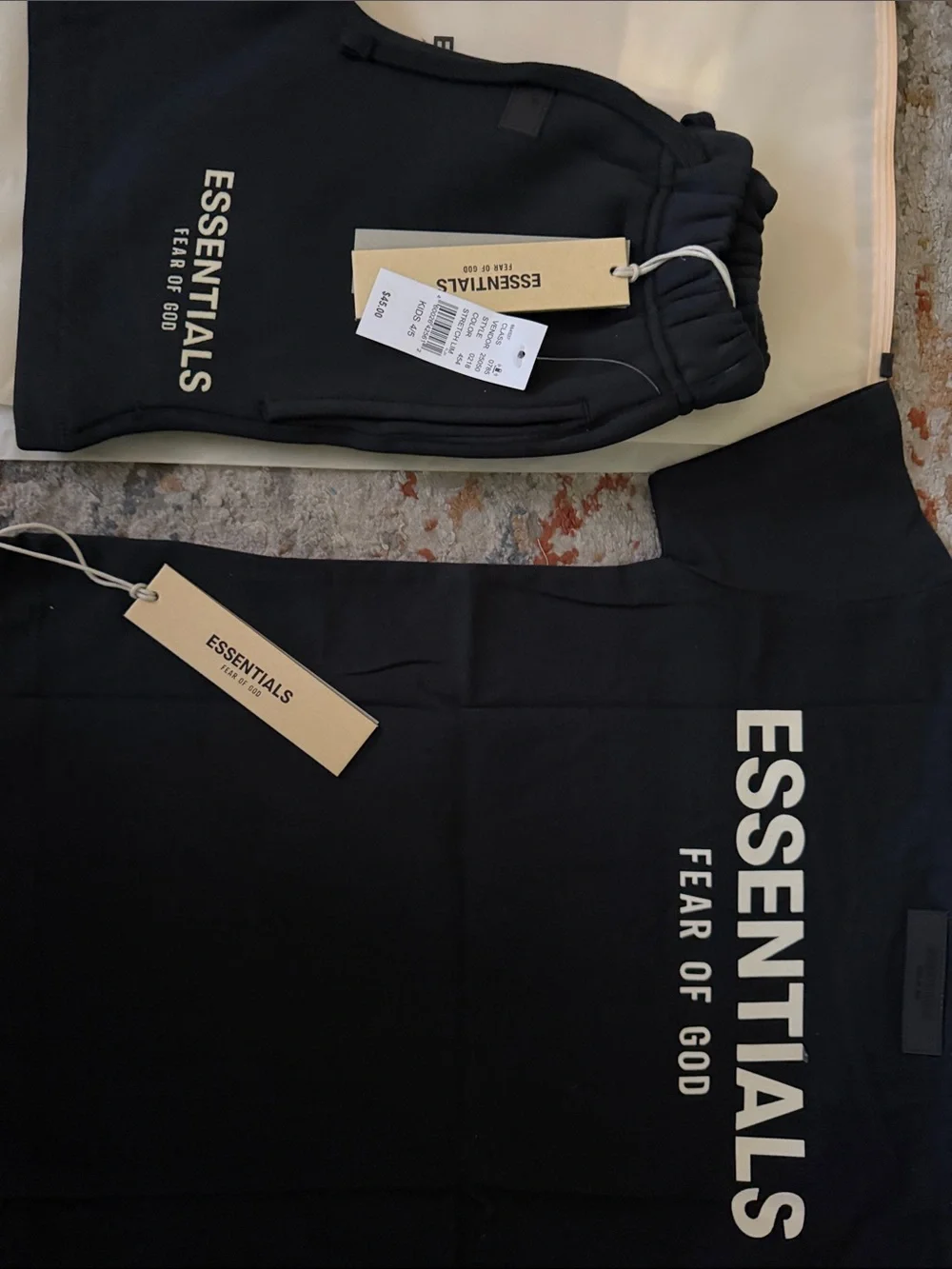 Essentials black branded